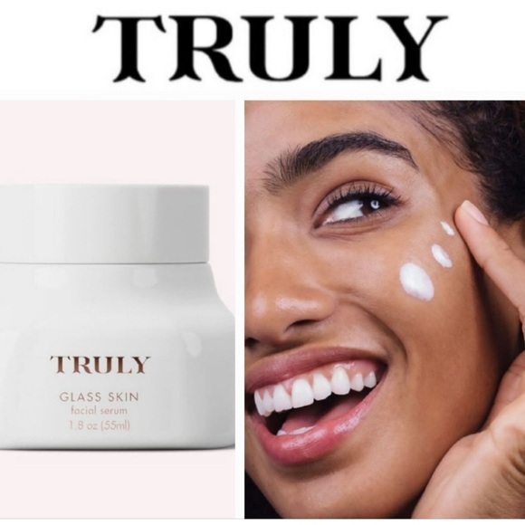 NEW Truly Organic Glass Skin Facial Serum, Full Size 1.8oz./55ml. - Picture 1 of 5